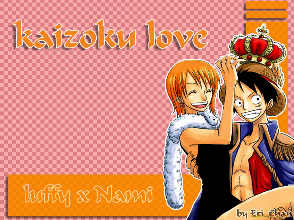 kaizoku, love, by, residenteri, , one, piece, nami, monkey, d, luffy